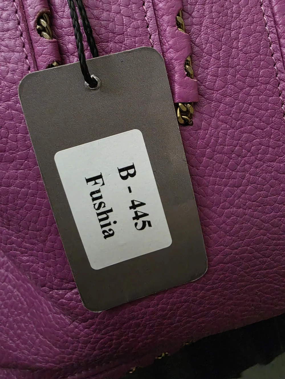 Sharif Purple Leather Hobo Bag